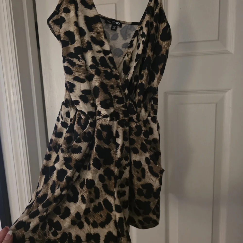 Fashion Nova Animal Print Romper - Picture 4 of 5